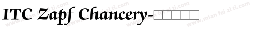 ITC Zapf Chancery字体转换